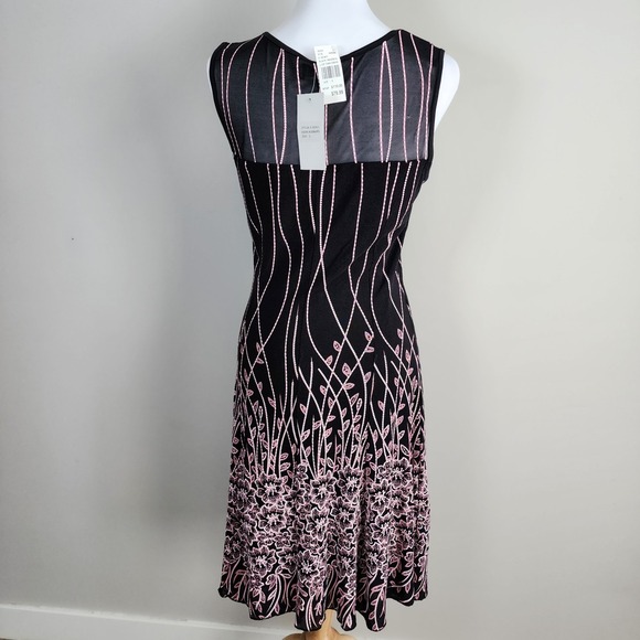 NEW Anna Bella Tea Dress Womens‎ Small Midi Feminine Light Flowy Cocktail Party - Picture 5 of 16